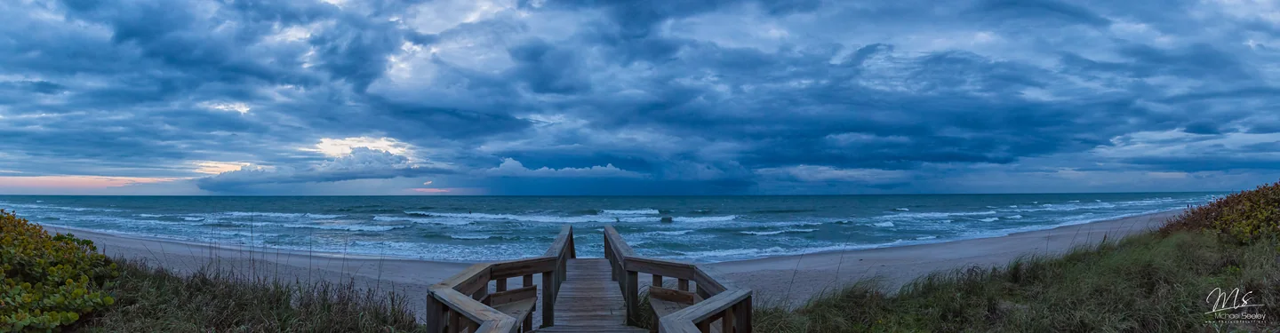 Sunrise along Satellite Beach on Florida's Space Coast